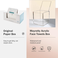 Récipient pour serviettes de visage sur mesure, tiroir jetable, organisation de maquillage à domicile pour peau propre, diffuseur de roseaux, mouchoirs en coton