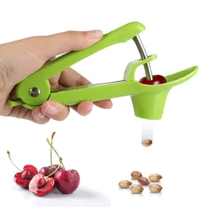 格洛韦制造商厨房小工具工具水果坑清除器不锈钢取芯手动樱桃坑带锁设计