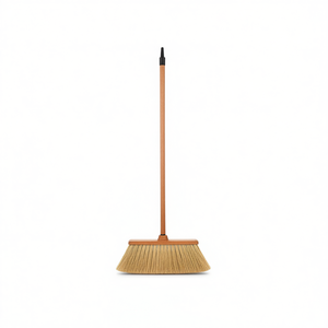 Modelo Padua Broom With Wooden Handle And Natural Bristles For Floor Cleaning - Product Image 1