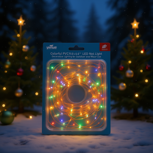 ไฟตาข่าย LED สีสันสดใส Ymtows ขนาด 9.8'x 6.6' สำหรับตกแต่งภายนอกและภายในอาคาร - Product Image 2