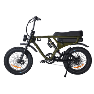 Vélo électrique tout-terrain à double <span class=keywords><strong>moteur</strong></span> <span class=keywords><strong>1000W</strong></span>, pneus larges, suspension intégrale, frein hydraulique à 4 pistons, vélo électrique pour adultes - Product Image 3