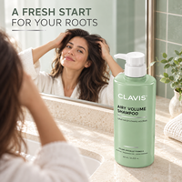 Shampooing Volumisant Rafraîchissant Personnalisé 600ml, Marque Privée, Contrôle du Sébum, Rehaussement des Racines pour Cheveux Gras et Plats, Qualité Salon, Fournisseur d'Usine