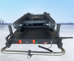 รถเข็นบันไดไฟฟ้า ได้รับการรับรองมาตรฐาน CE รับน้ำหนักได้ 250 กก. พร้อมแท่นเหล็กสำหรับวางพาเลท รถเข็นขึ้นบันไดแบบใช้มือและไฟฟ้า - Product Image 4