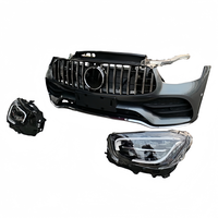 Pare-chocs avant en plastique de haute qualité pour Mercedes-Benz GLC W253 GLC300, avec fixation à vis pour radiateur et feux de route.