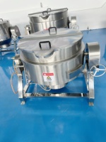 Machine à braiser et à sauter le bœuf au gaz à grande capacité, inclinable, pour cantines