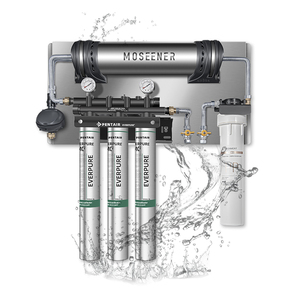 Purificador de agua doméstico eléctrico comercial Moseener 50 100GPD dispensador de agua directo Filtro de <span class=keywords><strong>bayoneta</strong></span> purificador de ultrafiltración - Product Image 1
