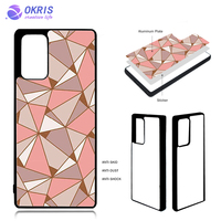 Usine fournir Sublimation 2D TPU étui de téléphone portable avec insert en métal vierge pour Galaxy Note 20/Note 20 Ultra/Note 10/Note 9