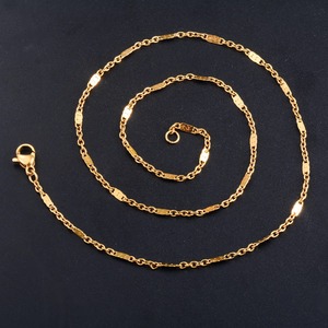 Collier chaîne Rolo poli en acier inoxydable de 2 mm de large pour femmes et hommes, ras-de-cou en métal couleur argent/or, accessoires de bijoux, cadeau - Product Image 5