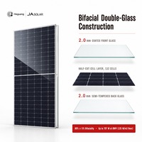 Panneau solaire bifacial double vitrage JA Solar JAM66D45 LB 615W 620W 625W 630W 635W 640W N-Type DeepBlue 4.0 Pro