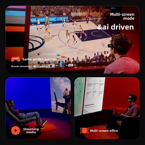 Terminal d'ordinateur spatial AR VITURE Smart Pro à porter autour du cou, hôte privé, prend en charge le contrôle gestuel, conception montée sur le cou, offre une liberté de mouvement des mains - Product Image 5