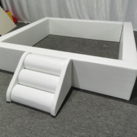 Piscina de Pelotas Redonda Personalizada para Niños, Piscina de Pelotas de Espuma para Bebés, Piscina de Pelotas de Esquina