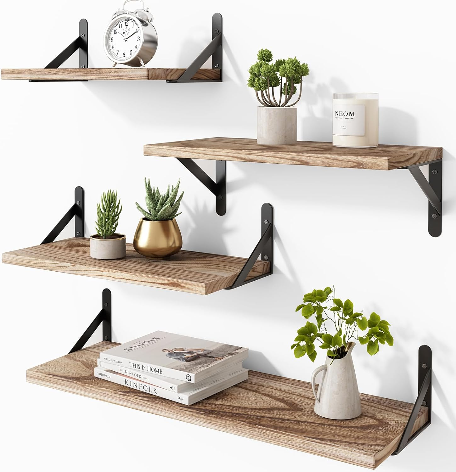 Ensemble 4 pièces couleur bois naturel
