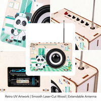Nouveautés : Kits radio DIY faits à la main pour enfants, jouets éducatifs en bois STEM pour enfants