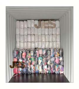 10kg Trapo工業用クリーニング布掃除機コットン拭き掃除ぼろミックスカラーリサイクルTシャツ - Product Image 1