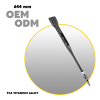 Fuselage ultra-court en titane TC 4 de 644 mm, ultra-résistant à la corrosion de l'eau salée, corps en alliage de titane pour aile de foil et hydrofoil