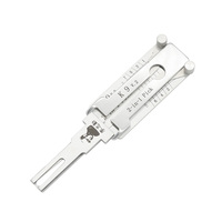 Expédition rapide : Kit de crochetage et décodeur K9 Lishi 2 en 1 pour serrures automobiles, outils de serrurier