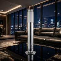 Diffuseur d'arômes intelligent de luxe à piles, contrôlé par application, sans eau, pour huiles essentielles, avec chargement Type-C et lumière d'ambiance RGB pour la maison