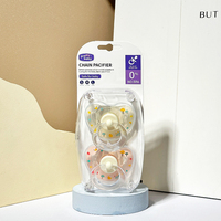 Sucette pour bébé en silicone souple transparente sans BPA, pour apaiser les nourrissons et les nouveau-nés