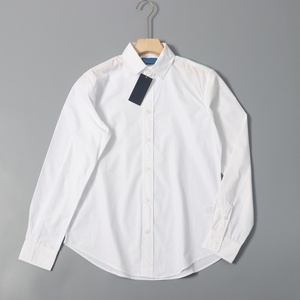 Chemise à manches longues en pur coton pour femme, style américain 2026, à rayures, col à revers, boutonnée, mignonne, printemps - Product Image 3