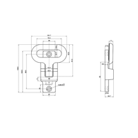 Marchepied universel pliable en fonte noire électrophorétique robuste pour bateau, marine, camion, yacht, camping-car, mât