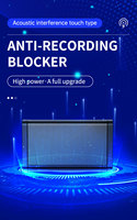 GBE F11 Professionnel Anti-Enregistrement Plastique MP3 Bloqueur d'Enregistrement Vocal Numérique Blindage Anti-Interférence Anti-Espionnage GBE-Anti