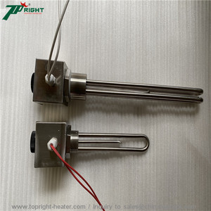 Máy Sưởi Hình Ống Mặt Bích Ngâm Dầu Điện Trở Với Hộp Điều Khiển Núm - Product Image 3