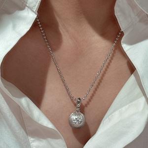 จี้รูปดาวหกเหลี่ยมเงินแท้ S925 ดีไซน์เฉพาะตัว งานฝีมือขัดเงาแบบอิตาลี สไตล์เรโทร แฟชั่นเรียบง่าย จี้ข้างกระเป๋า - Product Image 2