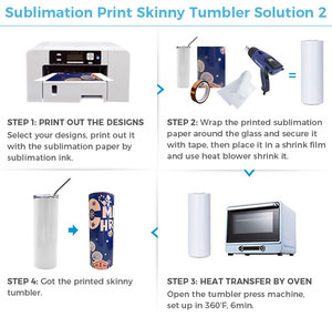 Yy1 Gobelets droits de 20 oz, Bouteilles d'eau intelligentes, Gobelets de sublimation, Gobelets isothermes - Product Image 5