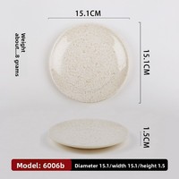 Assiette jetable en mélamine imitation porcelaine Jade Classic, pour fête, buffet, restaurant de fondue, snack, restauration rapide, usage commercial