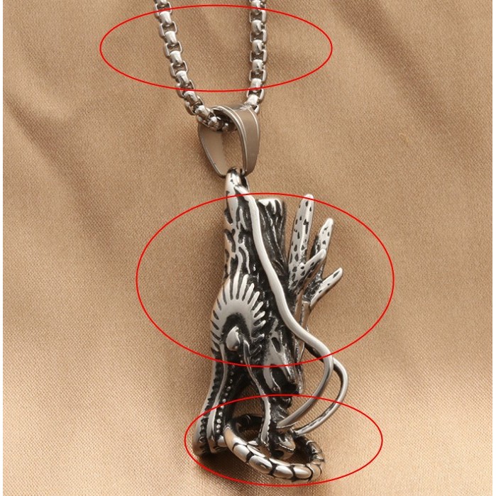Colgante de anillo de fundición (sin cadena)
