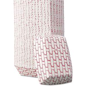 Boardwalk BWK30LAG025 Rojo/Blanco 2.69 Pulgadas X 1.05 pulgadas X 4 pulgadas 0.25 Libras Cestas de Papel para Alimentos, Capacidad para 1000 Unidades por Caja - Product Image 3