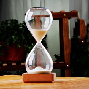 Reloj de Arena, Temporizador Ecológico de <span class=keywords><strong>5</strong></span> y 30 Minutos, Reloj de Arena Colorido con Diseño de Biloba, Minimalista - Product Image 6