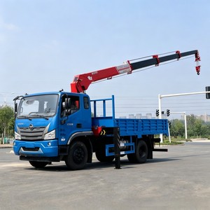 Grue télescopique montée sur camion Foton Rowor 4x2, 8 tonnes, 10 tonnes, grue de chargement pour camion à vendre - Product Image 2
