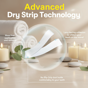 Sichtbarer Aufhellungseffekt Hochwertige Natürliche Materialien Schonend für die Zahnfleisch und Zahnstein-Hemmend Meansmile Zahnaufhellungsstreifen - Product Image 2
