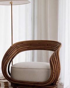 Chaises de salon en rotin de luxe du Vietnam - Product Image 4