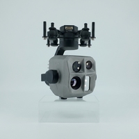Stabilisateur de caméra à trois axes TZ096FA avec capteur, caméra 48MP intégrée, télémètre laser, suivi intelligent par IA, caméra de stabilisation pour drone