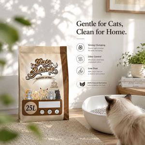 Natural Bentonite Cat Litter <b>Sand</b> Cat Fast Clumping Low Dust Odor Control Factory Supply Bulk - Product Image 1