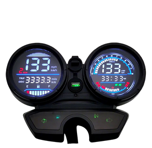 Nuevo Panel de Pantalla Digital LCD Personalizado YUEBO, Velocímetro para Motocicleta de 12V 0-140km/h, Tablero de Instrumentos para Moto <span class=keywords><strong>Bajaj</strong></span> <span class=keywords><strong>Boxer</strong></span> BM <span class=keywords><strong>150</strong></span> Negro - Product Image 1