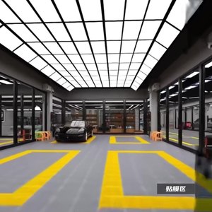 Panneau d'éclairage pour garage Lave-voiture LED <span class=keywords><strong>Neon</strong></span> Lighting 90W * 9 <span class=keywords><strong>Lampe</strong></span> de réparation d'<span class=keywords><strong>atelier</strong></span> étanche Super Bright White - Product Image 3