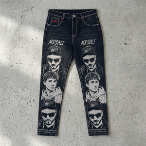 SHORT'S.ON INDUSTRY Jeans de Mezclilla para Hombre, Corte Regular, Pierna Recta, 100% Algodón, Ecológicos, de Secado Rápido, Lavables, Sólidos, Casuales - Product Image 2