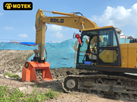 Bac de criblage Motek pour accessoires d'excavatrice, composants de pompe à engrenages, moteur et roulement, adapté aux excavatrices de 18 à 25 tonnes, 1900x1500x1600MM