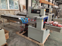 Machine d'emballage horizontale WEIBANG WB-600, machine d'emballage automatique à flux continu pour pain individuel, machines d'emballage pour brownies