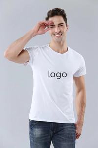 Camisetas de Poliéster Lisas al por Mayor, Baratas, con Logotipo Personalizado, Impresas con Serigrafía, de Secado Rápido, Manga Corta, Cuello Redondo, Corte Regular, Unisex - Product Image 2