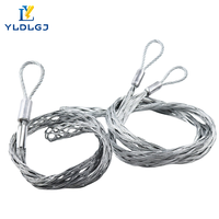 Chaussettes de câble en fil d'acier galvanisé à haute résistance Chaussettes de traction de câble à double extrémité avec accessoires de câblage de jeu de saisie de corde de levage