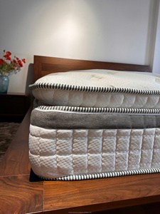 Sang Trọng Chỉnh Hình Túi Mùa Xuân Nệm Eurotop Cao Su Tự Nhiên Bộ Nhớ Mềm Bọt Chuyển Đổi Cho Phòng Ngủ Khách Sạn Sử Dụng Đồ Nội Thất Nhà - Product Image 5