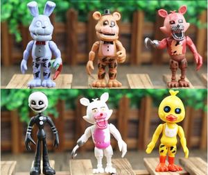 Nouveau jeu de construction miniature Five Nights at Freddy Foxy Spintraft Freddy Bonnie Chica Bunny <span class=keywords><strong>FNAF</strong></span>, figurine de film d'horreur, jouet DIY - Product Image 6