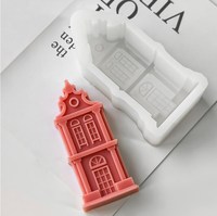 J-5227/8/9 bricolage 3D maison Silicone bougie moule 3D aromathérapie diffuseur pierre compagnon cadeau à la main savon colle moules décor à la maison