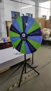 Premier 1m 100cm 40in roue de prix PVC roue de Fortune support de jeu Logo personnalisé pour panneaux d'affichage et récompenses - Product Image 5