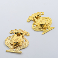 Fermoirs et boucles en alliage de style antique vintage, fermoirs pour vase de prospérité pour boîte en bois, accessoires de quincaillerie pour bagages