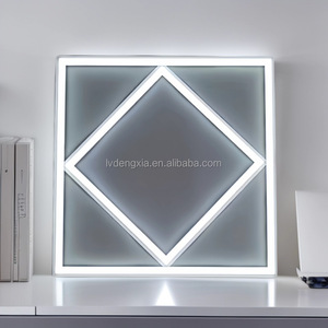 Panel de Luz <span class=keywords><strong>LED</strong></span> Cuadrado Empotrable 595 * 595mm, Luminaria Lineal de Marco Metálico para Empalme - Product Image 2